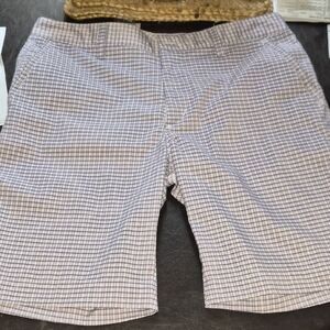 LOFT Plaid Shorts in Black and White